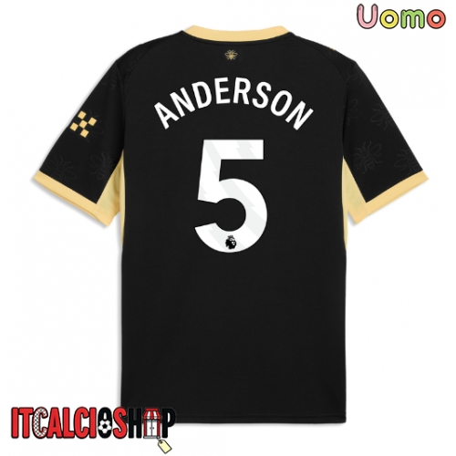 Manchester City Elliot Anderson #5 Seconda Maglia 2026-27 Manica Corta